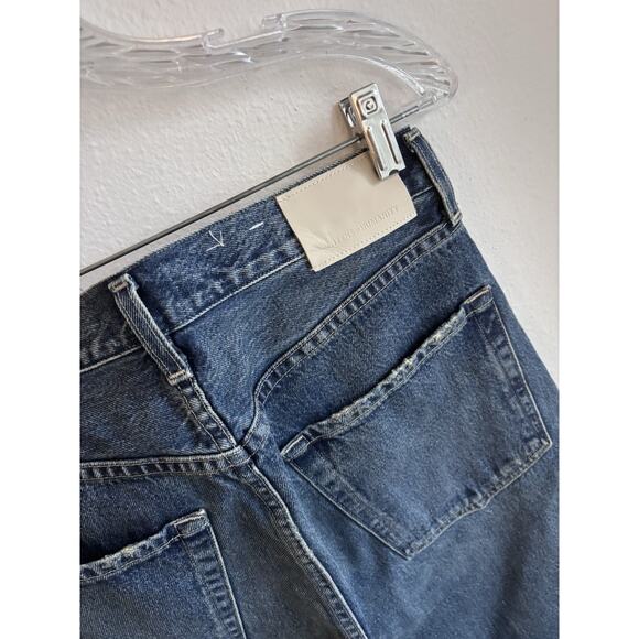 Citizens Of Humanity Ayla Baggy High Rise Wide Leg Jeans Brielle Rolled Hem 26 - Picture 5 of 10